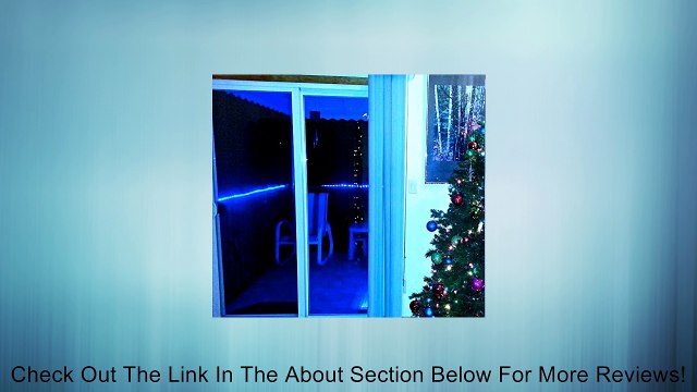 Blue LED Flexible Rope Light VALUE PACK (2 X 10.6FT LED Flexible Rope Light + 1 X 6FT Power Cord) For Indoor/Outdoor Lighting, Home, Garden, Patio, Shop Windows, Christmas, New Year, Wedding, Party, Event. 21FT in total after connecting two rope lights! R