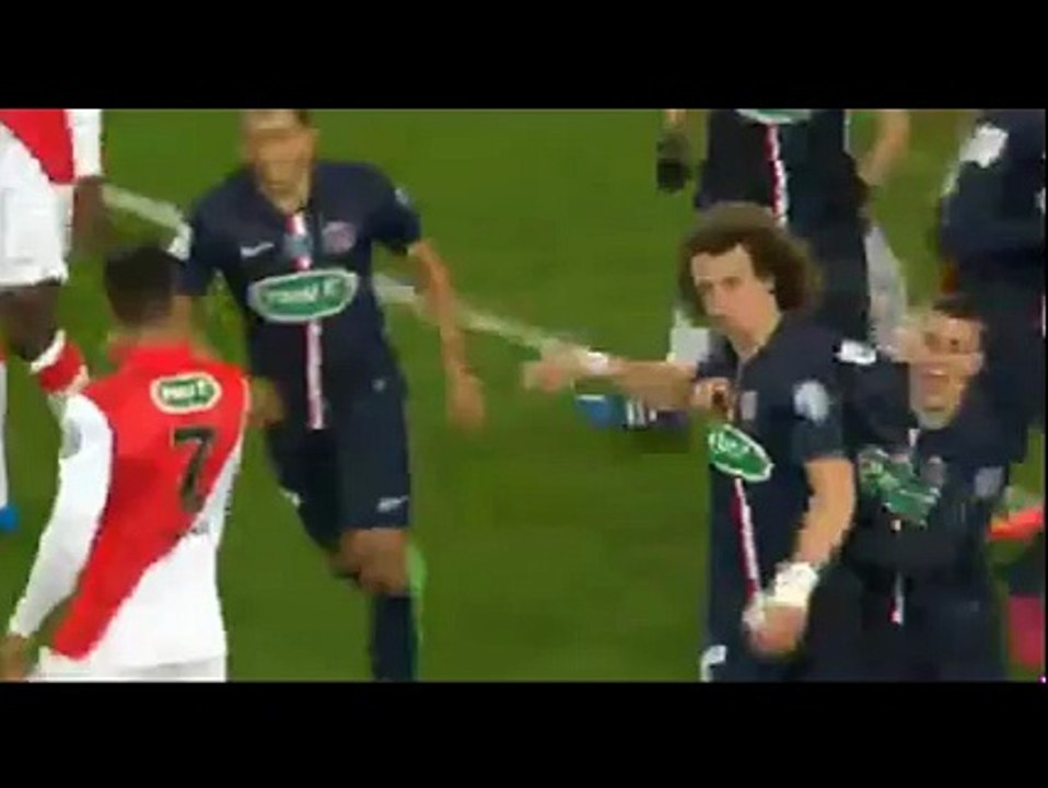Goal David Luiz - PSG 1-0 Monaco - 04-03-2015
