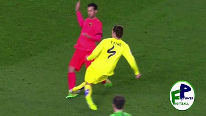 Imagens fortes! Busquets se lesiona feio no jogo contra Villarreal