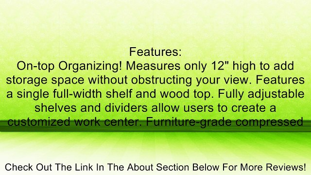 Safco Products Low Profile Desktop Organizer, 58 Wide, Mahogany, 3671MH Review