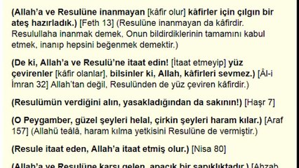 Yalnız Kuran Diyen Kafirler / Kurandan Başka Delil Var mı ?