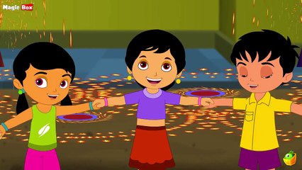 Aayi Diwali Aayi Diwali - Hindi Animated/Cartoon Nursery Rhymes For Kids