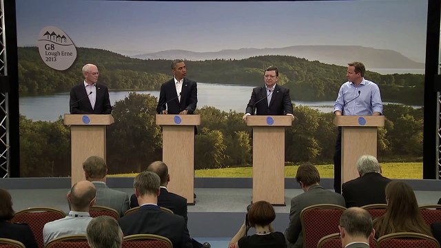 G8 Summit: negotiations for historic EU-US trade deal announced