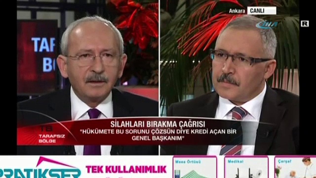 ’’Eğer silahlar bırakılacaksa...’’