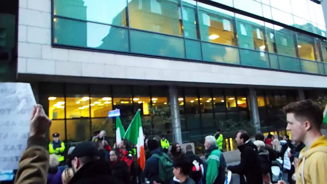 Outside Newstalk studios #Boycott