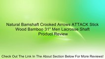 Natural Bamshaft Crooked Arrows ATTACK Stick Wood Bamboo 31