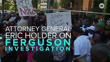Eric Holder: 'Brown's Death Did Not Involve Prosecutable Conduct'