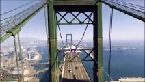 GTA 5 : Trevor Fait une Cascade épique en Parachute