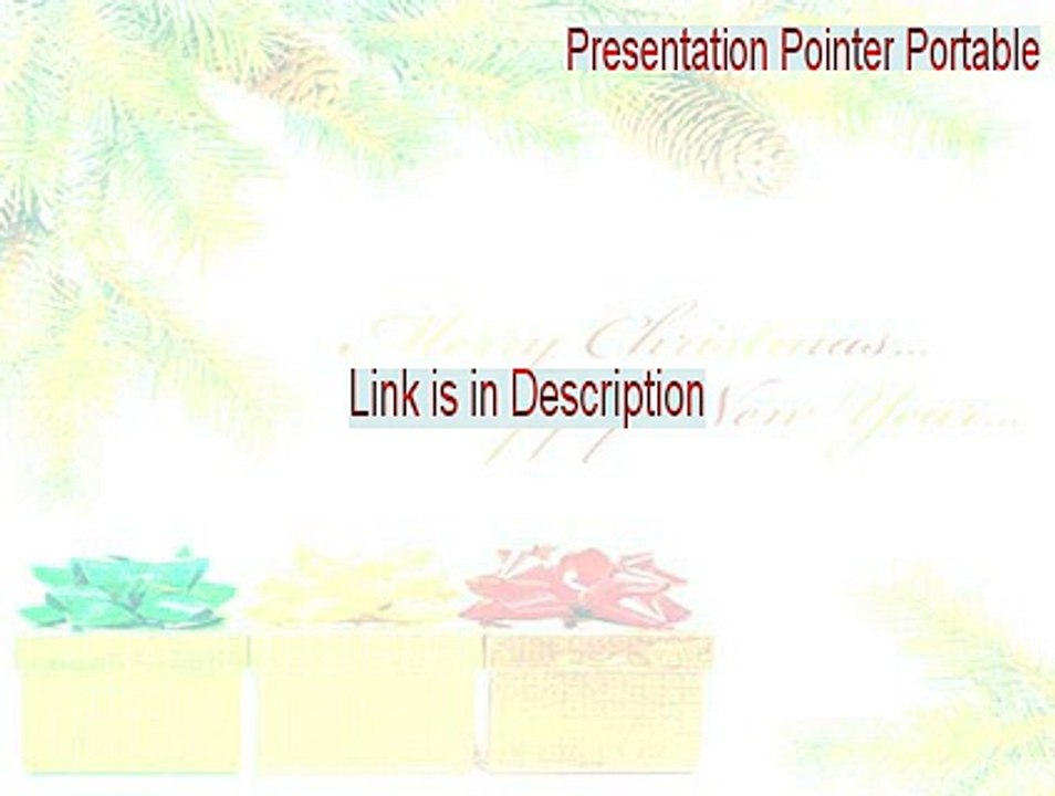 Presentation Pointer Portable Serial - Presentation Pointer Portablepresentation pointer portable (2015)