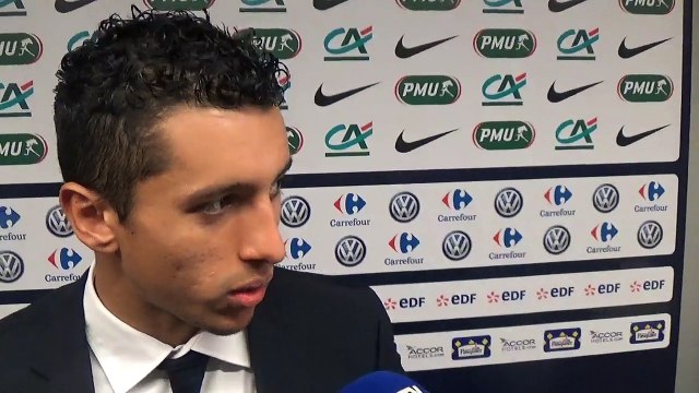 Réaction de Marquinhos en zone mixte après PSG-Monaco (2-0)