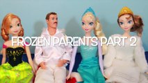 Frozen Parents Elsa & Anna's Mom & Dad AllToyCollector PART 2 Play-Doh Barbie Disney Princess Toys