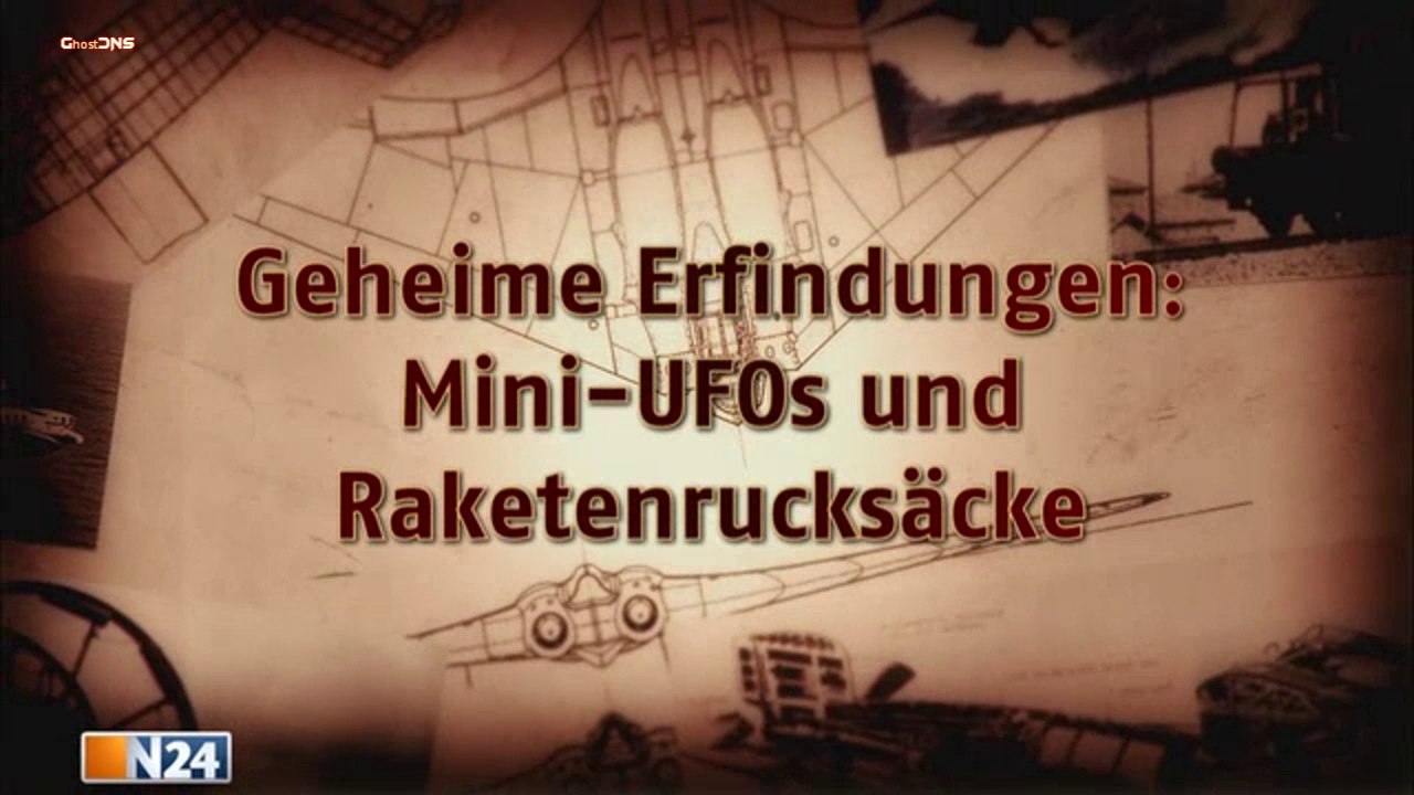 Geheime Erfindungen - Mini-UFOs und Raketenrucksäcke
