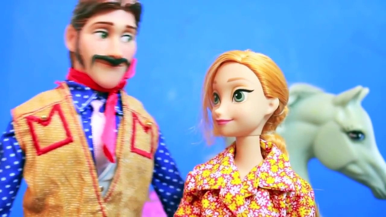 Frozen Play-Doh Anna Hans WESTERN COWBOY Sheriff Kristoff Sven Disney Barbie Parody AllToyCollector