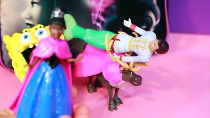 Frozen SURPRISE Purse Backpack Box Disney Princess Maleficent Cinderella Magiclip Doll Collection