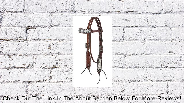 Weaver Leather Stacy Westfall Showstopper Browband Headstall, Rich Brown Review