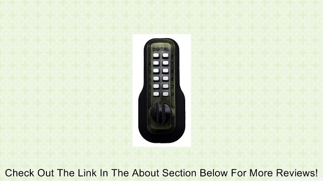 Lockey M-230-AB Mechanical Keyless Lock Janitor Function - Antique Brass Review