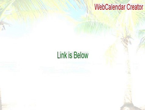 WebCalendar Creator Key Gen (web calendar creator freeware 2015)