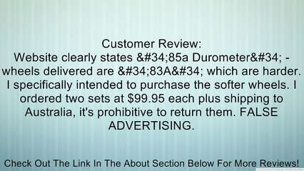 K2 Aftermarket Fitness Inline Skate Wheel 8-Pack Review