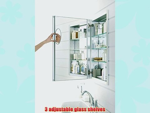 KOHLER K-99003-NA Verdera 20-Inch By 30-Inch Slow-Close Medicine Cabinet With Magnifying Mirror