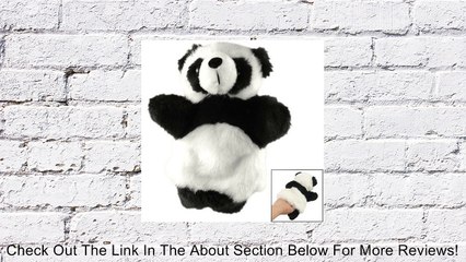 TOOGOO(R) Kids Recreational Toy Black White Faux Fur Panda Hand Puppet Review