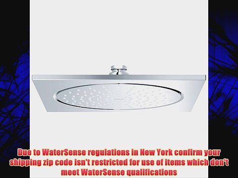 Grohe 27815000 Rainshower F-Series 10-Inch Head Shower in Starlight Chrome