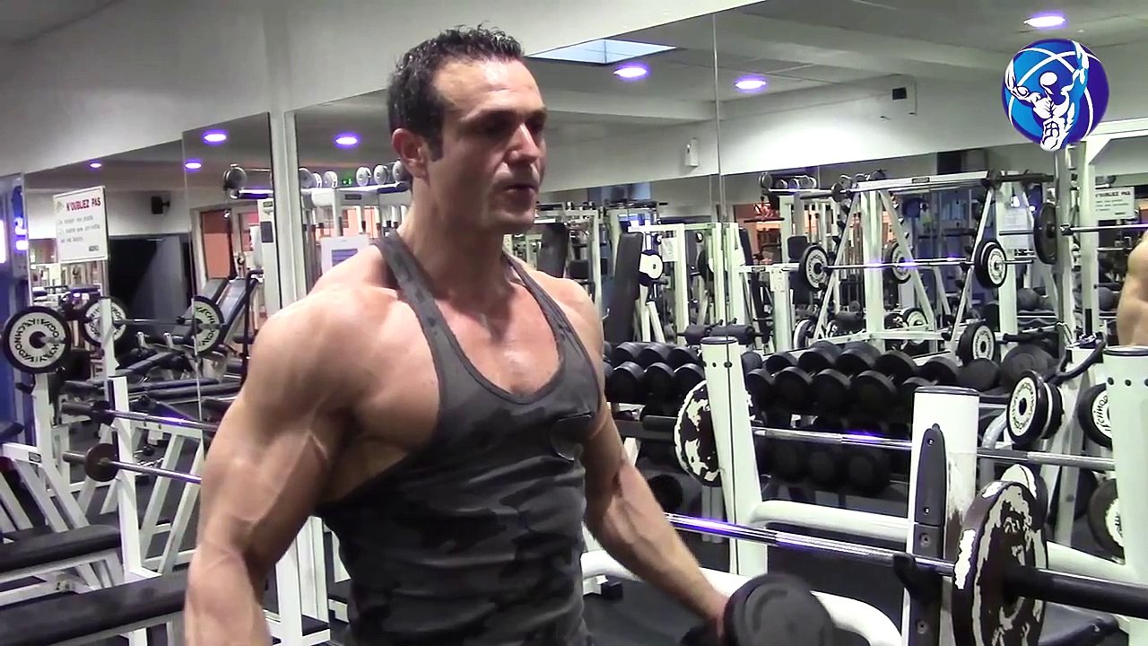Musculation -  séance prise de masse épaules en biset