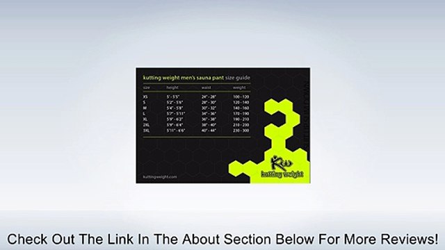 New Mens- Kutting Weight (cutting weight) neoprene weight loss sauna pant Review