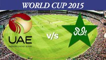 2015 WC PAK vs UAE Waqar Younis happy with UAE win