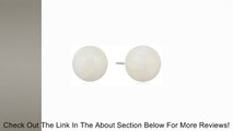 Sterling Silver 10mm White Mother-Of-Pearl Stud Earrings Review