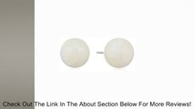 Sterling Silver 10mm White Mother-Of-Pearl Stud Earrings Review