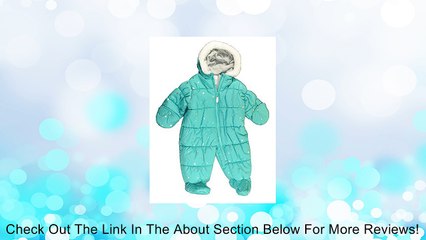 Carter's Baby Girls Light Green Sparkly Star One Piece Snow Suit Review