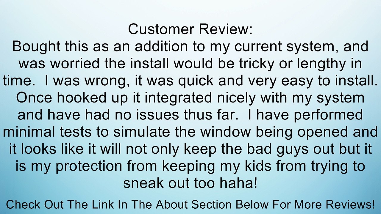 Wireless Door Window Gap Magnet Sensor Detector for PiSector Security Alarm Systems Review