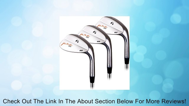 Pinemeadow Pre 3 Wedge Pack (Right-Handed, Steel, Regular, 52/56/60-Degrees) Review