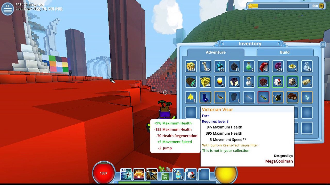 Trove traveling around and Crafting Deconstructor