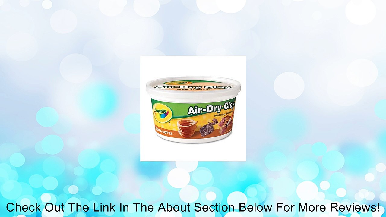 New - Air-Dry Clay, Terra Cotta, 2 1/2 lbs by Crayola Review