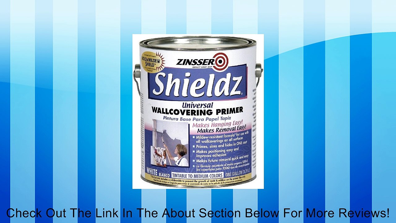 Rust-Oleum Corporation 02501 Zinsser Shieldz Universal Wallcovering Primer Sealer, 1-Gallon Review