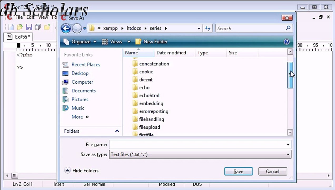 PHP Lecture (5) Writing Your First PHP File_x264
