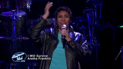 Aretha Franklin - I Will Survive - Live American Idol: TOP 8 Guys - 2015
