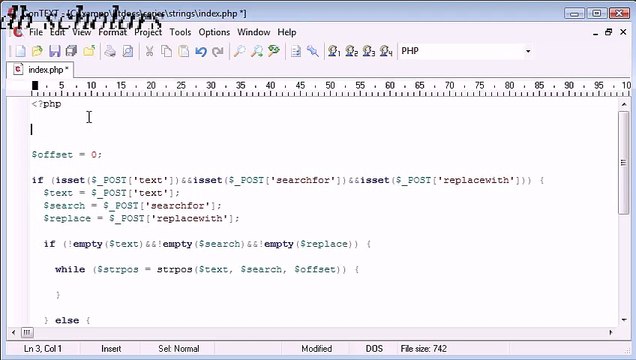 PHP Lecture (56) Creating a Find and Replace Application Part 3_x264