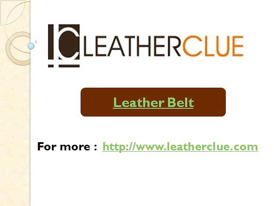 Leather Belt