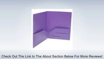 Light Purple Heavy Duty Plastic 2 Pocket Presentation Folder (9x12) - Sold individually Review
