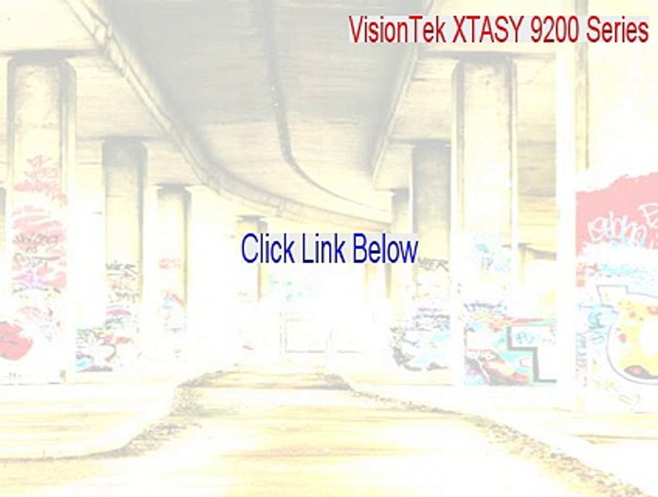 VisionTek XTASY 9200 Series Crack (VisionTek XTASY 9200 Series)