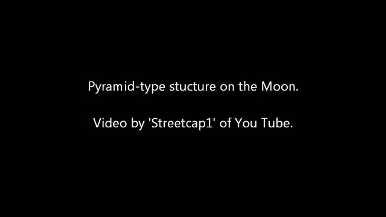 Looks like a Pyramid type structure on our Moon