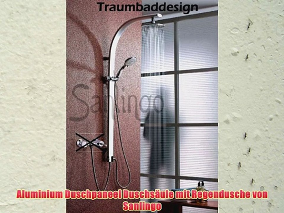 Aluminium Duschpaneel Duschs?ule mit Regendusche von Sanlingo