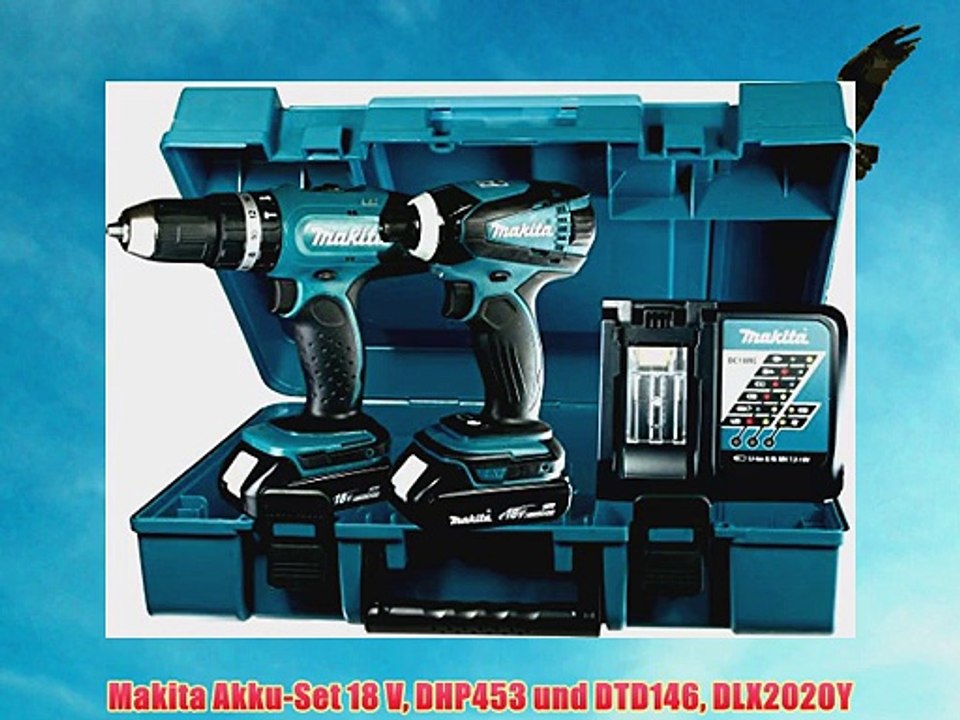 Makita Akku-Set 18 V DHP453 und DTD146 DLX2020Y