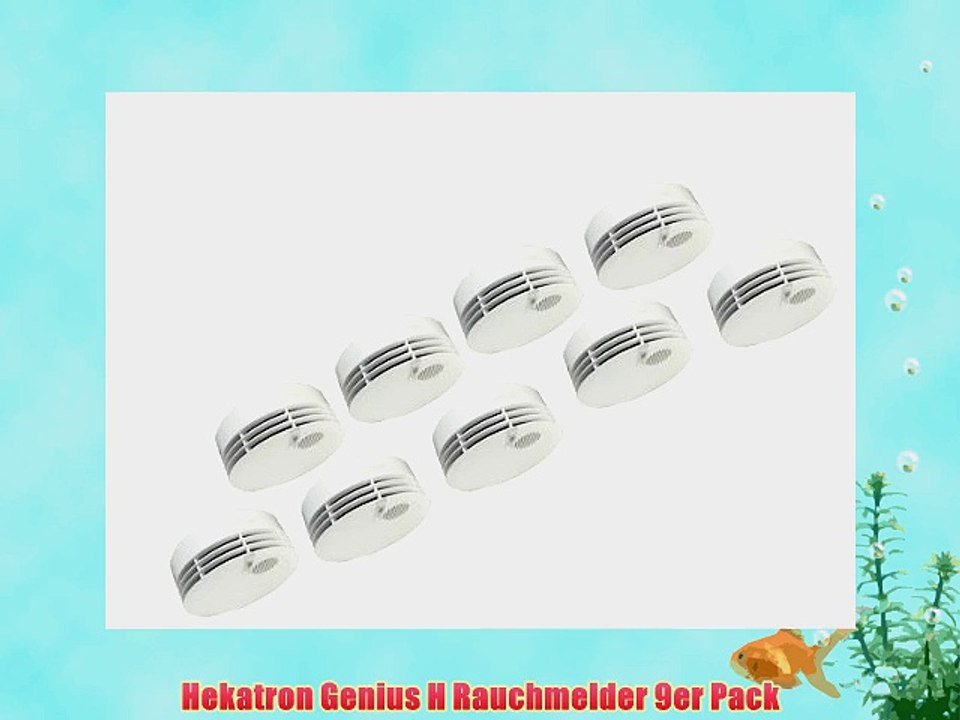 Hekatron Genius H Rauchmelder 9er Pack