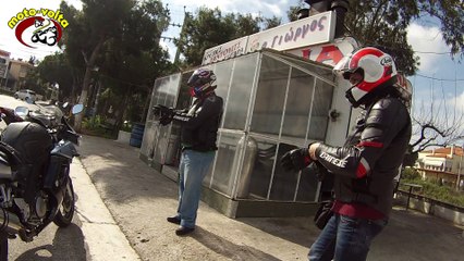 Moto Volta - Λίμνη Μαραθώνα - Άγ. Πέτρος Πεντέλης 01-03-2015