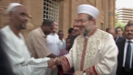 Görmez, Sudan'da Din Adamlarıyla Bir Araya Geldi