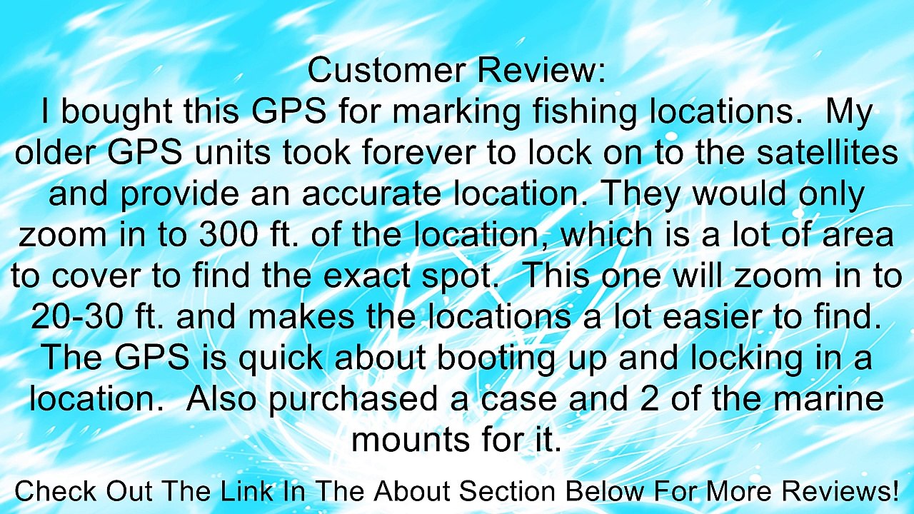 Garmin GPSMAP 78S Marine GPS Navigator and World Wide Chartplotter (010-00864-01) Review