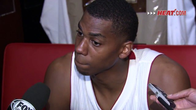 Hassan Whiteside Postgame Interview - Lakers vs Heat - March 4, 2015 - NBA 2014-15 Season
